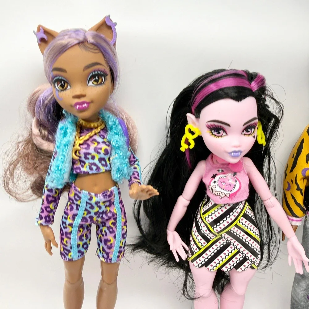 Mattel Monster High G3 Doll Lot Draculaura Clawdeen Wolf Clawd Wolf  Dolls